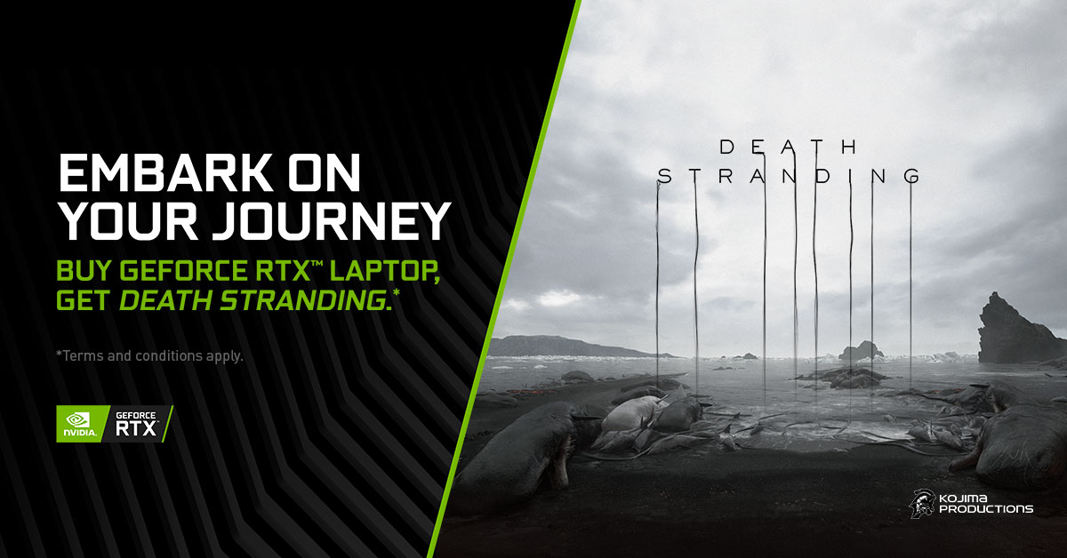 Embark On Your Journey Buy Geforce Rtx Laptop Get Death Stranding