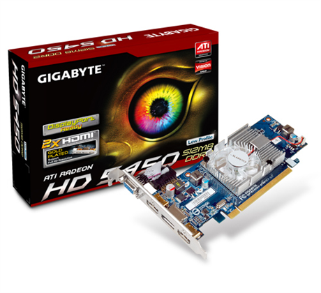 GIGABYTE - Graphics Card - AMD - PCI Express Solution - Radeon HD 5000 series - GV-R545D2-512D