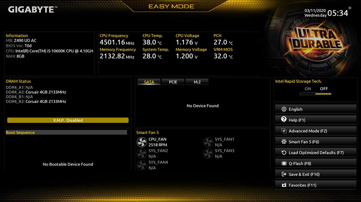 Z490 UD AC (rev. 1.0) Key Features | Motherboard - GIGABYTE Global