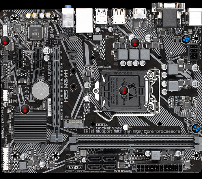 H410m S2h Rev 1 X Key Features Motherboard Gigabyte Global