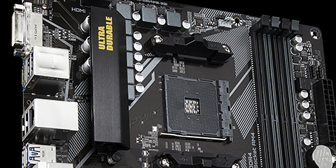 GIGABYTE B550M DS3H AC AM4 AMD B550 SATA 6Gb/s Micro ATX AMD Motherboard
