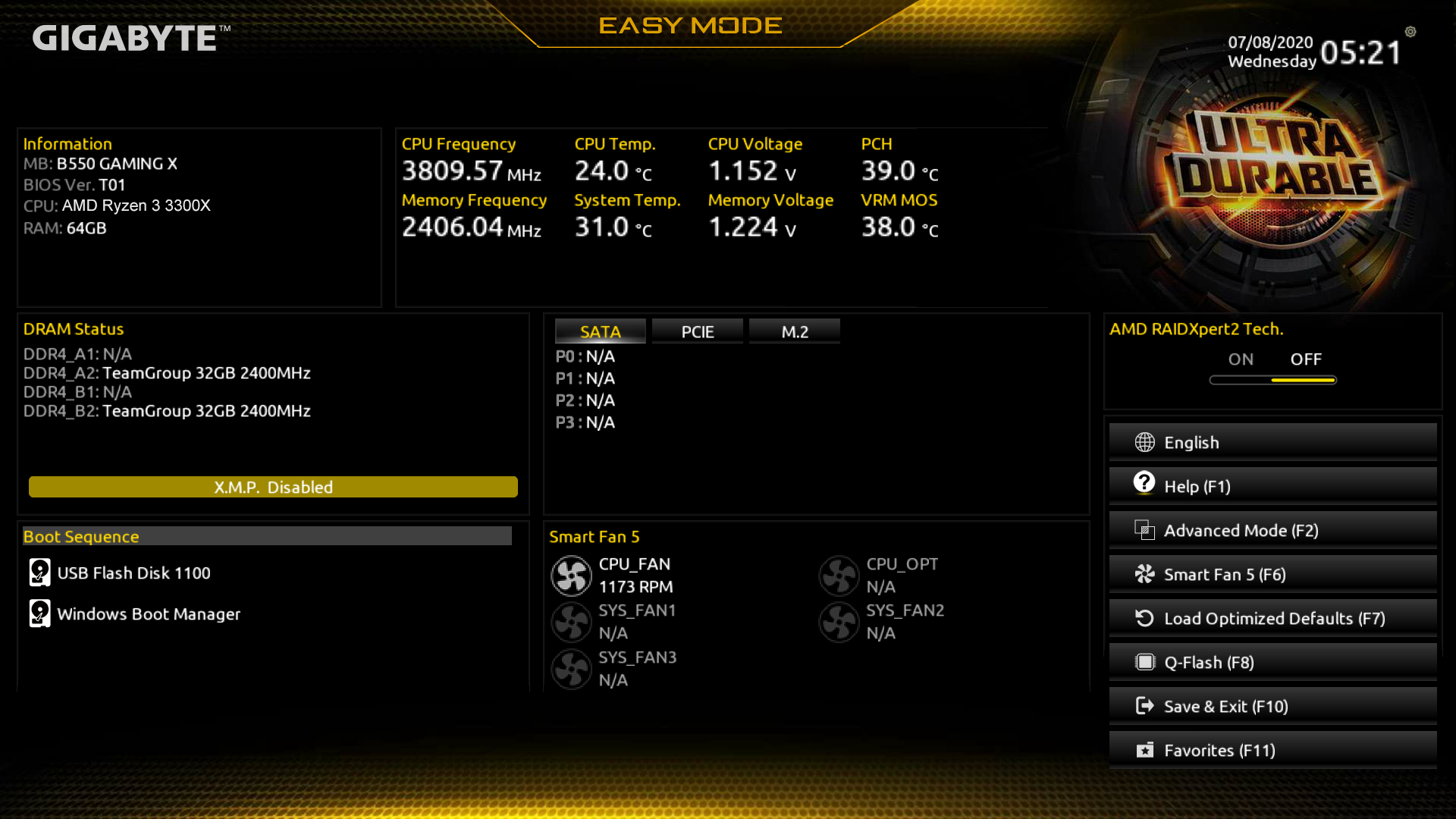 A520M S2H (rev. 1.x) 主な特徴 | マザーボード - GIGABYTE Japan