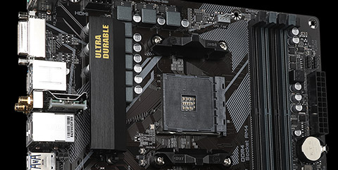 GIGABYTE B550M DS3H AMD B550 Socket AM4 Micro ATX DDR4-SDRAM Motherboard