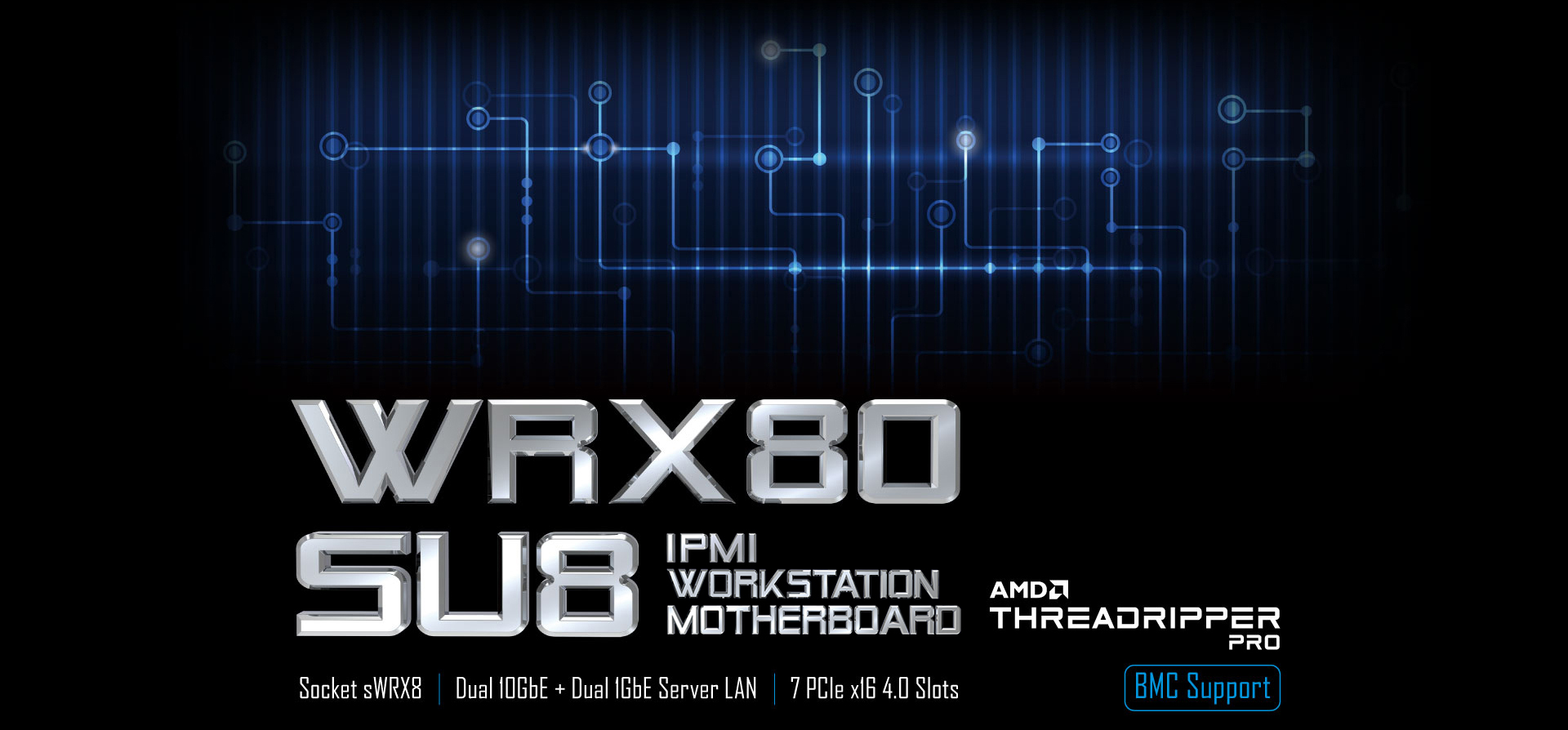 WRX80-SU8-IPMI (rev. 1.0) Key Features | Motherboard - GIGABYTE Global