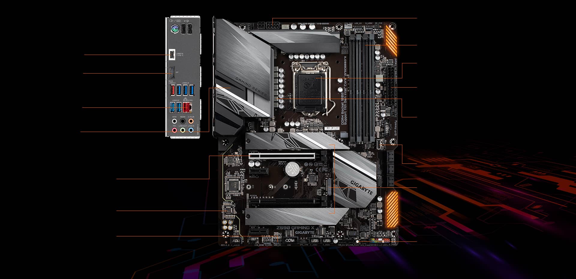 Z590 GAMING X (rev. 1.x) Key Features | Motherboard - GIGABYTE Global