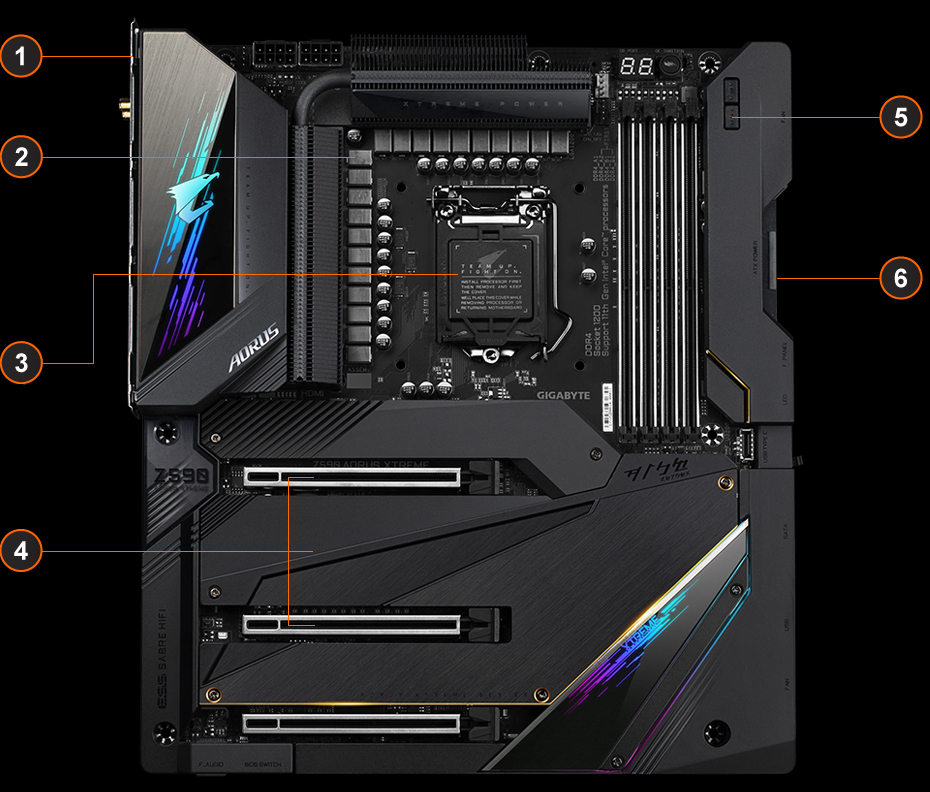 陰山織物謹製 Aorus 超耐久性 Z590 AORUS ULTRA デスクトップ