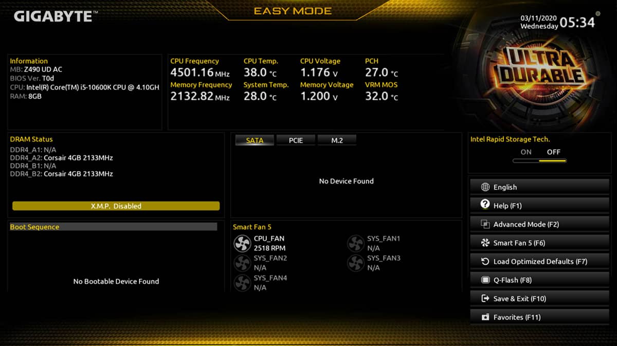 Z590 UD AC (rev. 1.x) Key Features | Motherboard - GIGABYTE