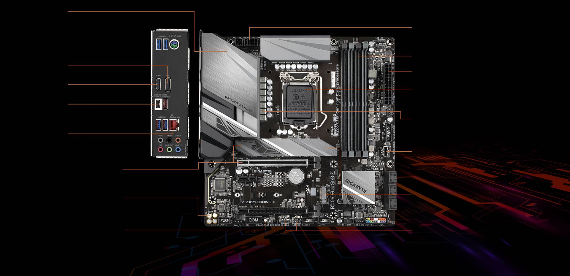 Z590M GAMING X (rev. 1.0) Key Features | Motherboard - GIGABYTE Global