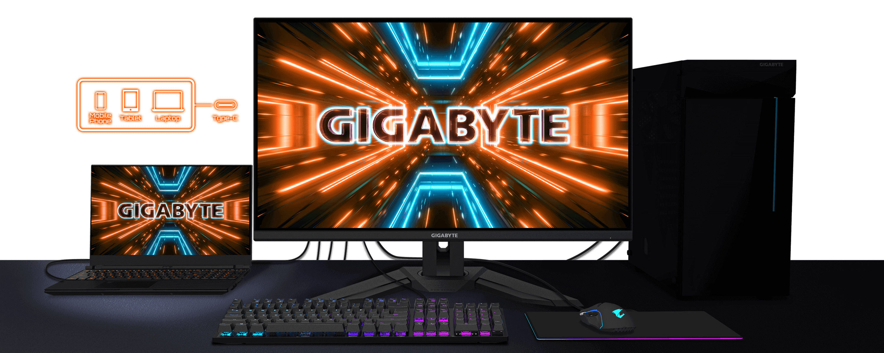 GIGABYTE M32U 32 144Hz 4K FreeSync Monitor compatible con juegos, SS IPS,  pantalla 3840x2160, tiempo de respuesta de 1 ms (MPRT), 1 puerto de
