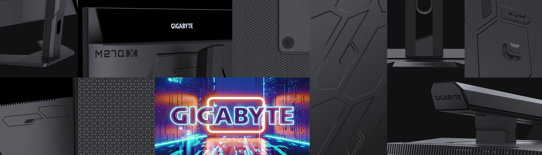 GIGABYTE M27Q-X 27 240Hz 1440P KVM Gaming Monitor, 2560 x 1440 SS IPS  Display, 889523026939