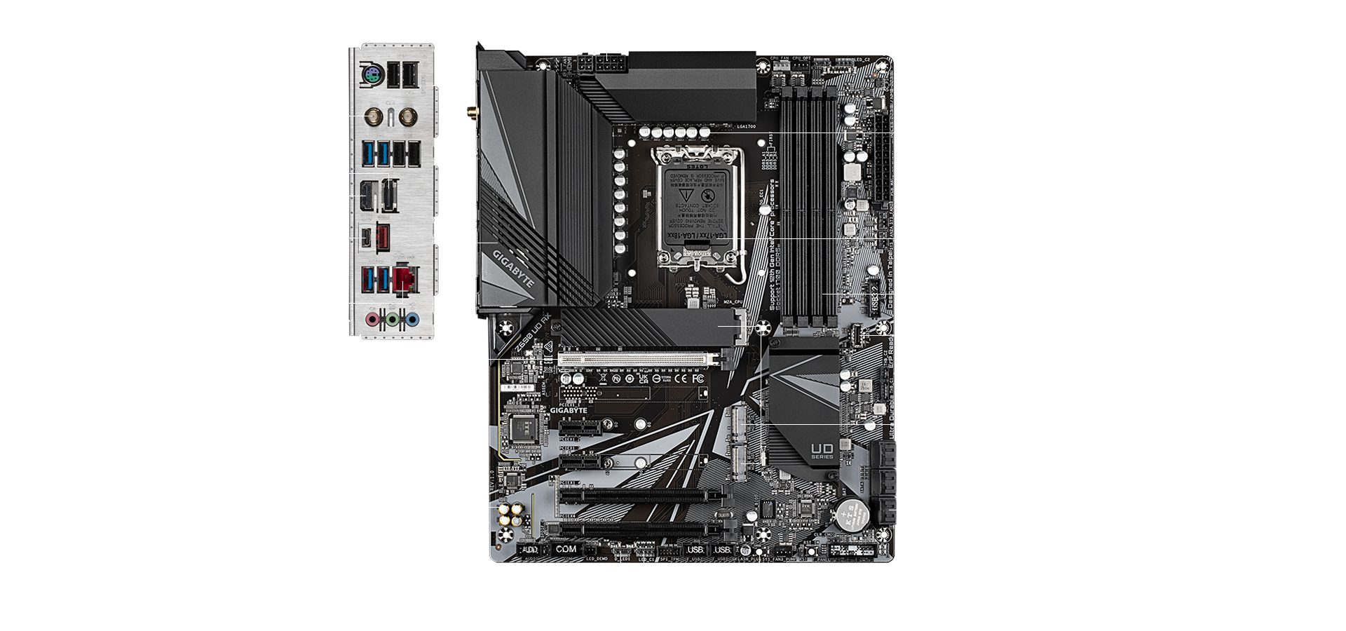 販売ページ Gigabyte Z690 UD AX (ソケット1700/Z690/DDR5/S-ATA 600