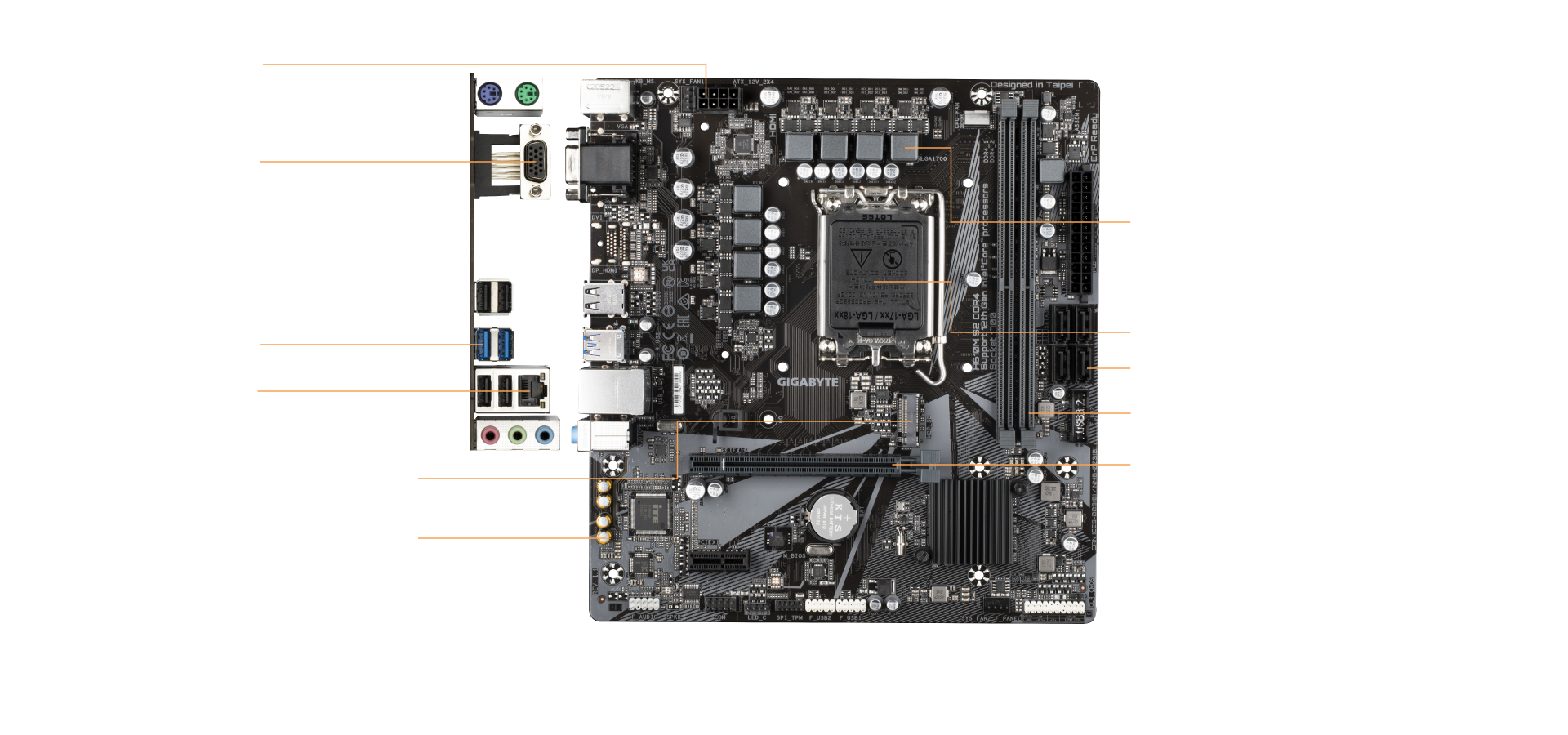 H610M S2H DDR4 　マザーボード　GIGABYTE　動作確認のみ2PCパーツ