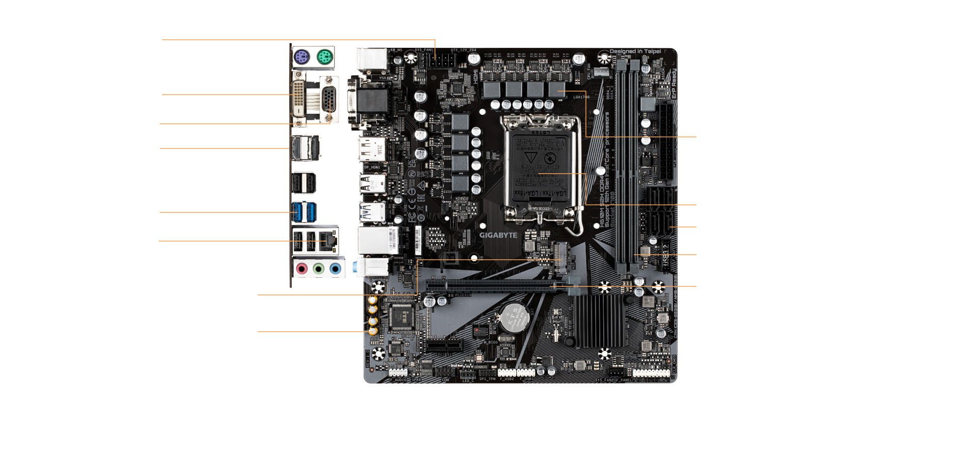 H610M S2H DDR4 (rev. 1.0) Key Features | Motherboard - GIGABYTE Global