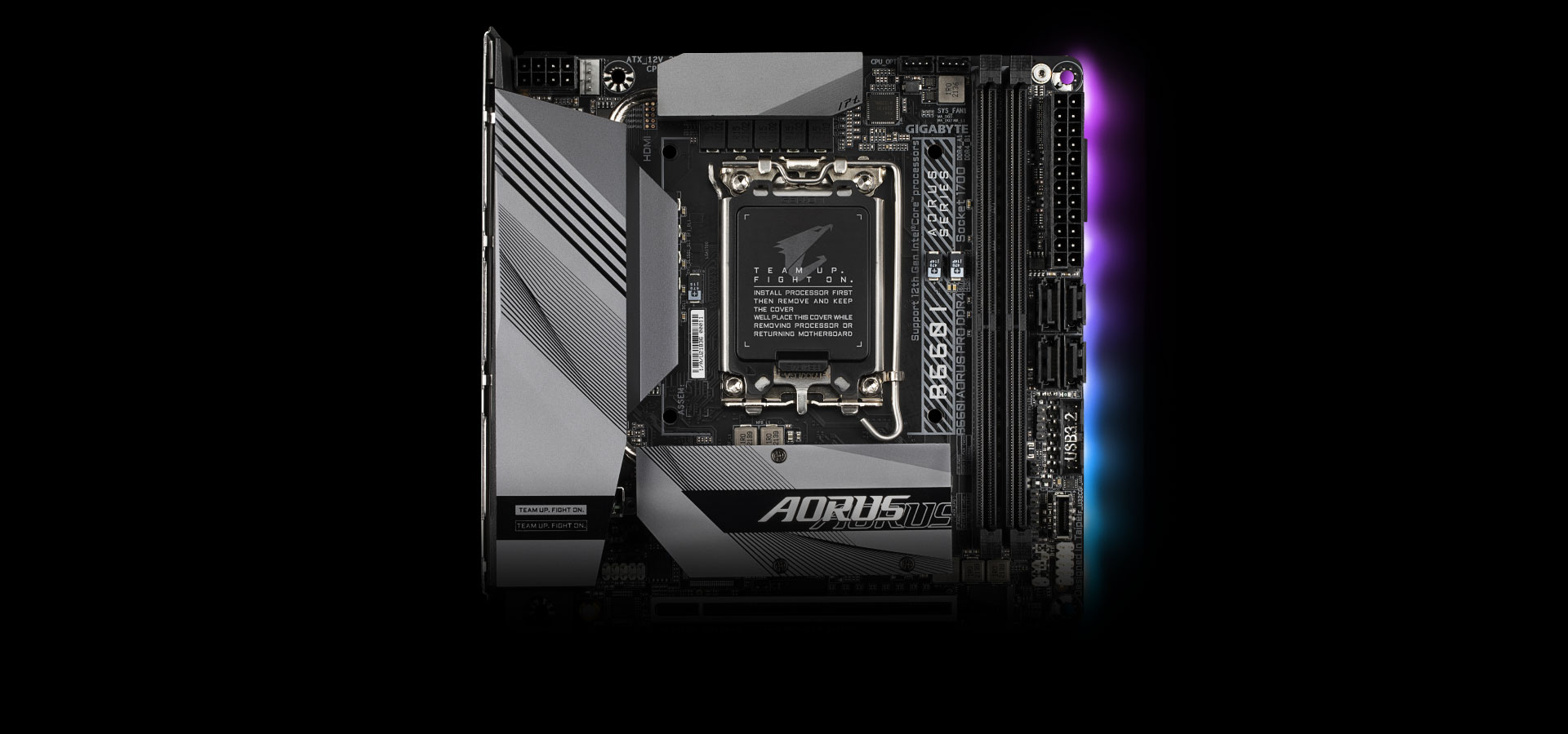 B660I AORUS PRO DDR4 (rev. 1.x) Key Features | Motherboard