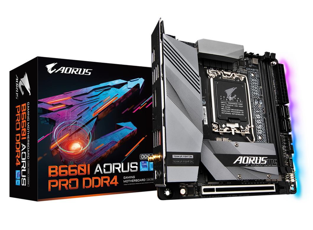 Gigabyte B760I AORUS PRO DDR4 placa base Intel B760 Express LGA