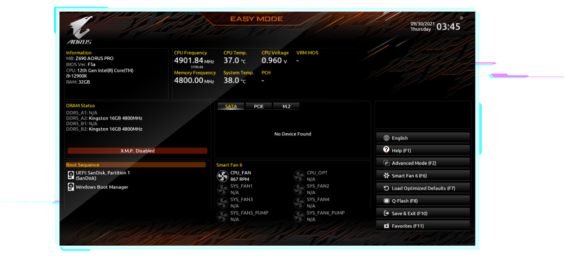 B660I AORUS PRO DDR4 (rev. 1.x) Key Features | Motherboard