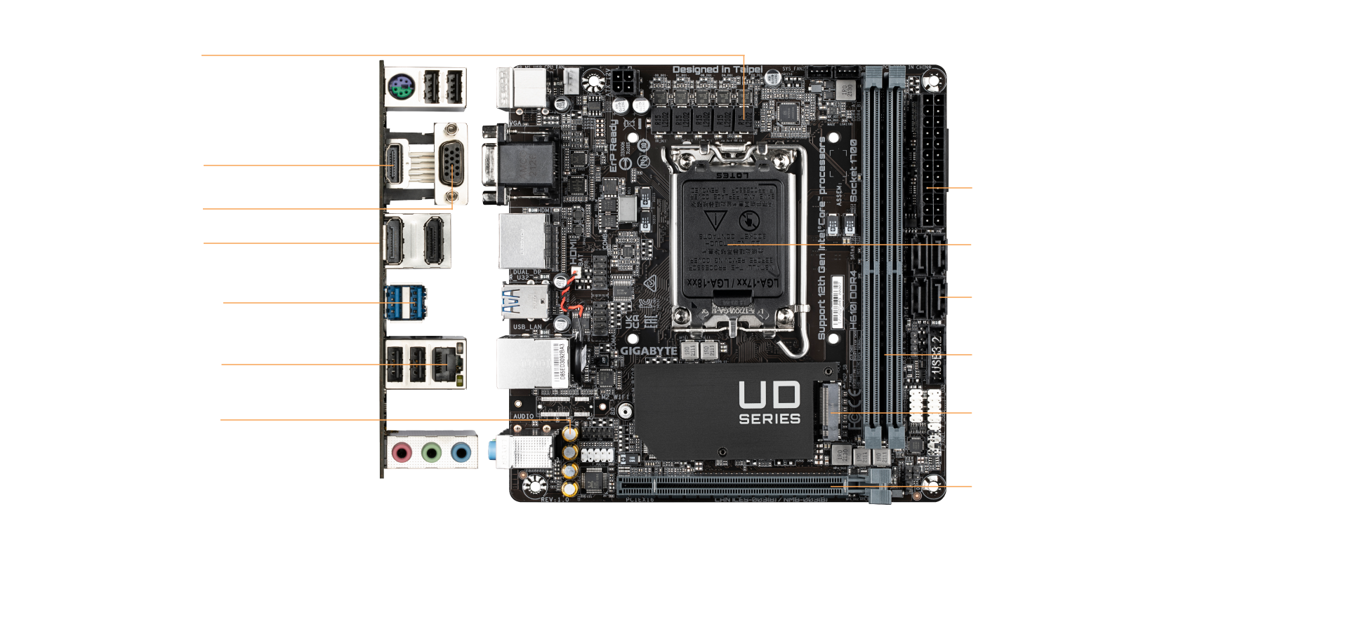 【新品未開封】GIGABYTE H610I DDR4(rev1.0)