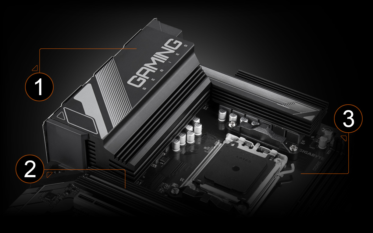 Placa Base Gigabyte B650 GAMING X AX | AMD B650 | AM5 | ATX