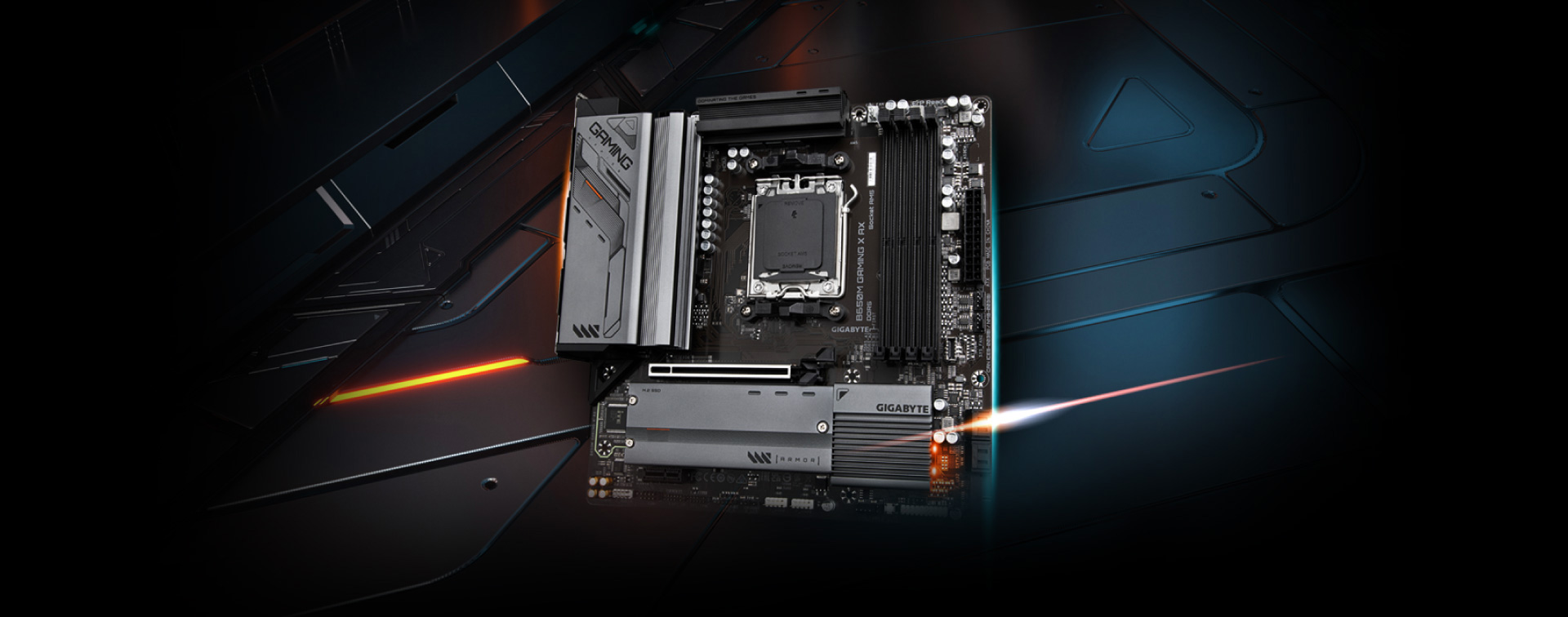 Gigabyte B650M Gaming X AX (Rev. 1.x) Socket AM5 AMD B650 DDR5