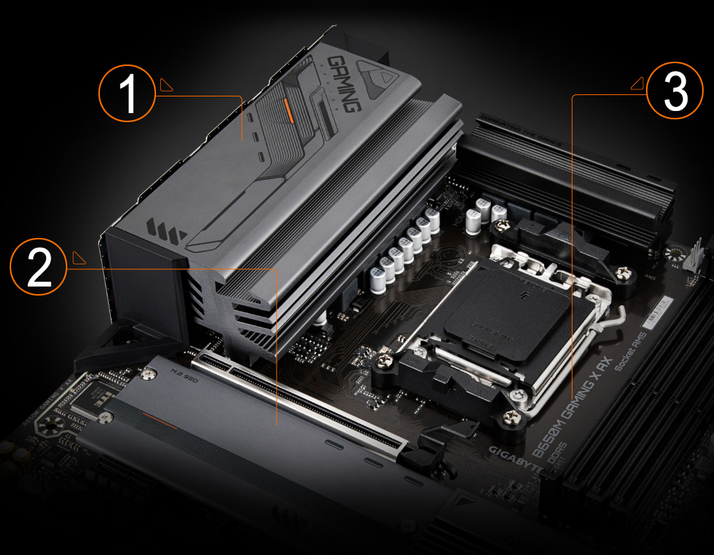 B650M GAMING X AX (rev. 1.0/1.1/1.2) Key Features | Motherboard 