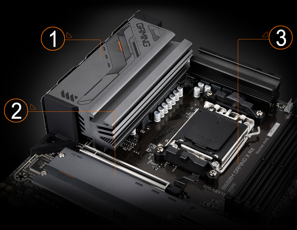 B650M GAMING X AX (rev. 1.0/1.1/1.2) Key Features