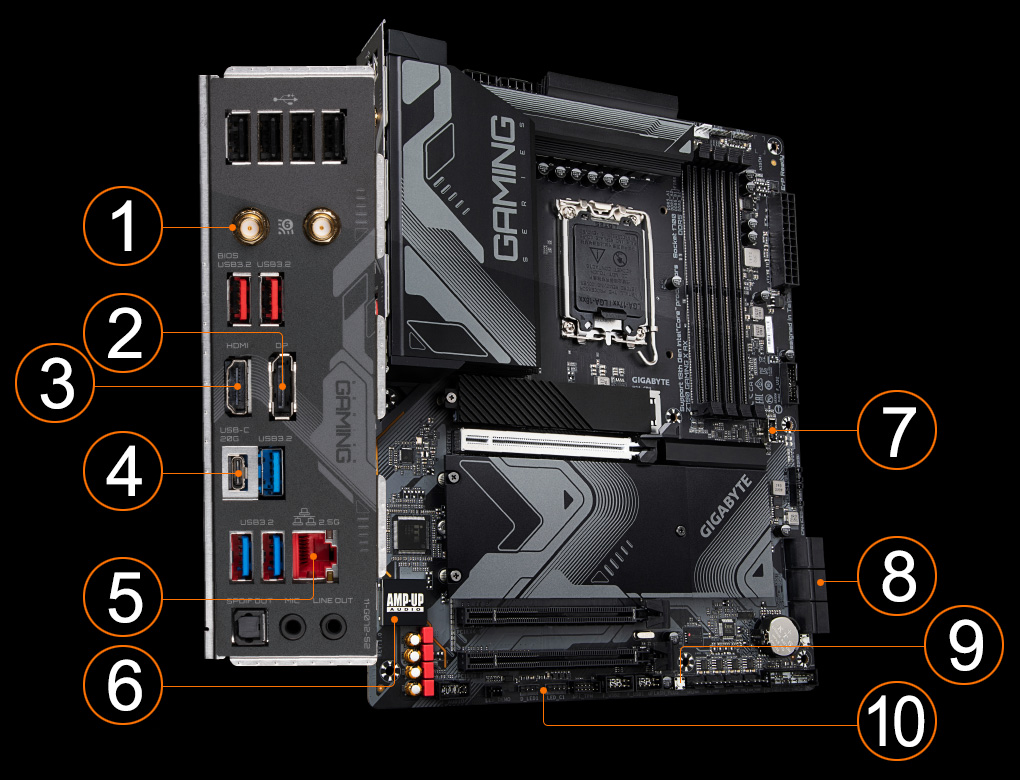 Z790 GAMING X AX (rev. 1.x) Key Features | Motherboard - GIGABYTE