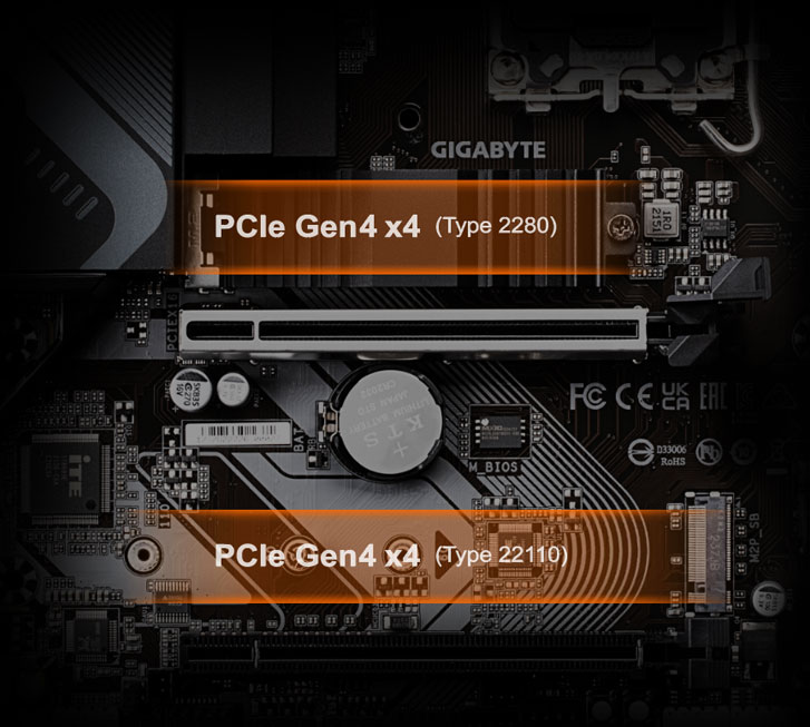 Gigabyte B760 GAMING X DDR4 Motherboard Support LGA 1700 Intel