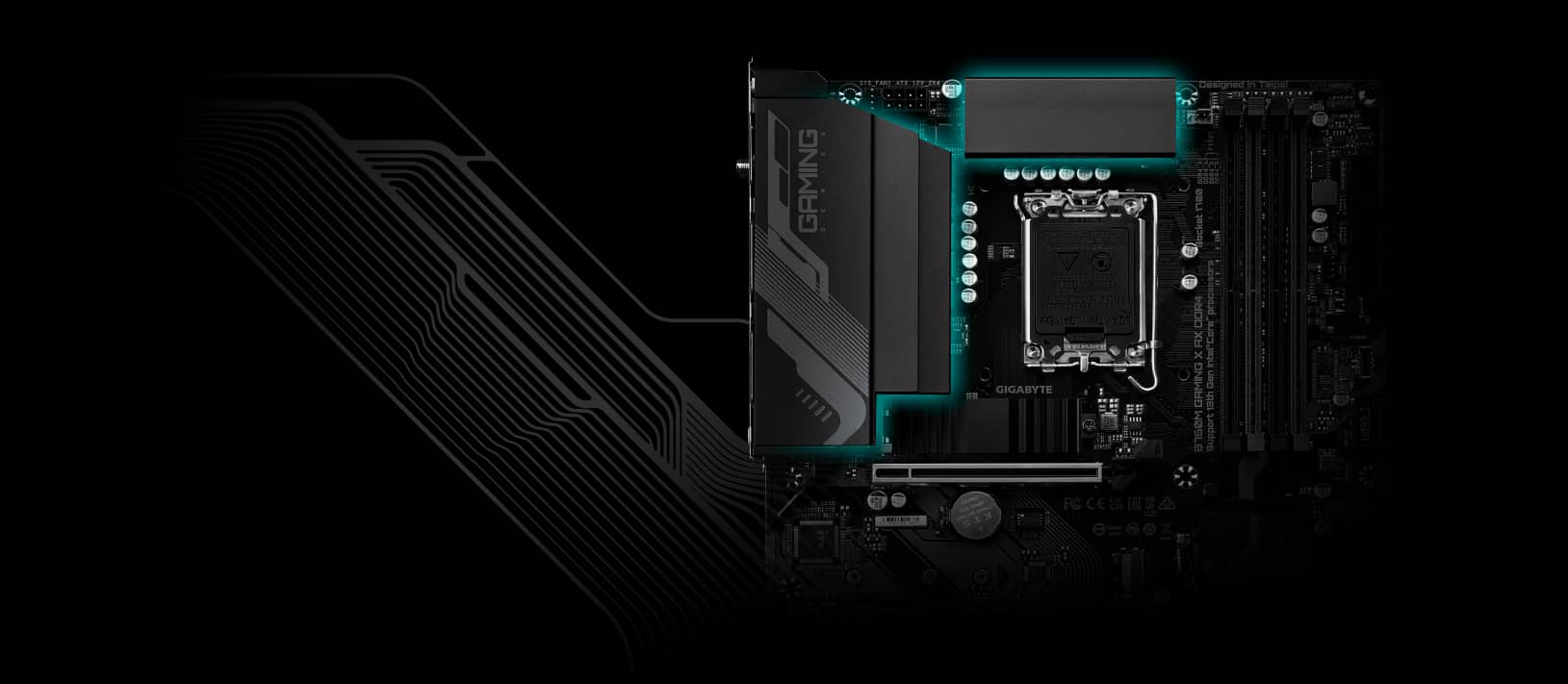 Gigabyte B760 Gaming X DDR4  Ordinateurs de bureau à Berrechid