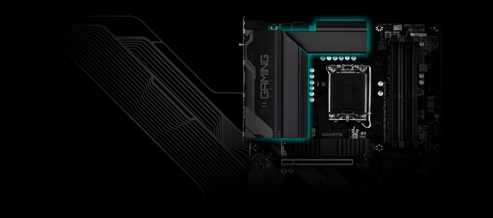 Gigabyte B760M Gaming X AX DDR4 LGA 1700 Intel B760 DDR4 Micro ATX  Motherboard (B760M GAMING X AX DDR4) - Bleepbox