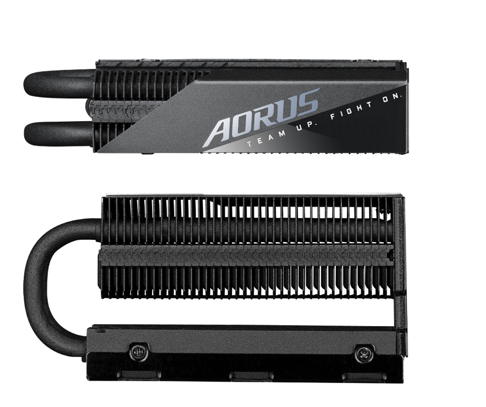 GIGABYTE Shows Off AORUS Gen5 10000 NVMe SSD with a Large Heatsink
