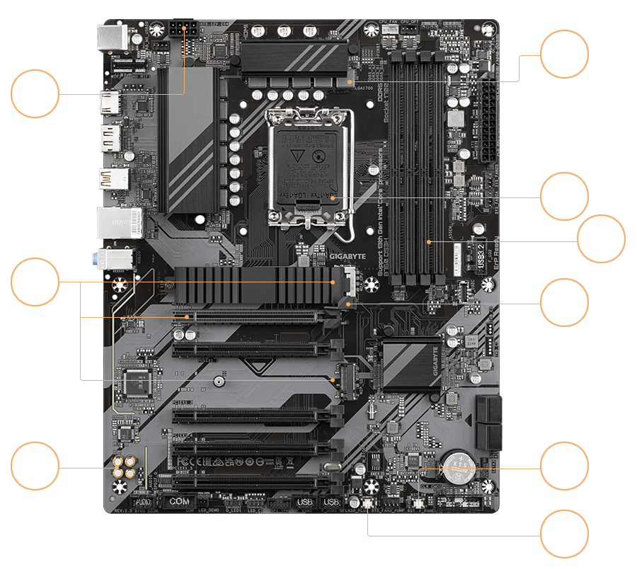 B760 DS3H (rev. 1.0) Key Features | Motherboard - GIGABYTE Global