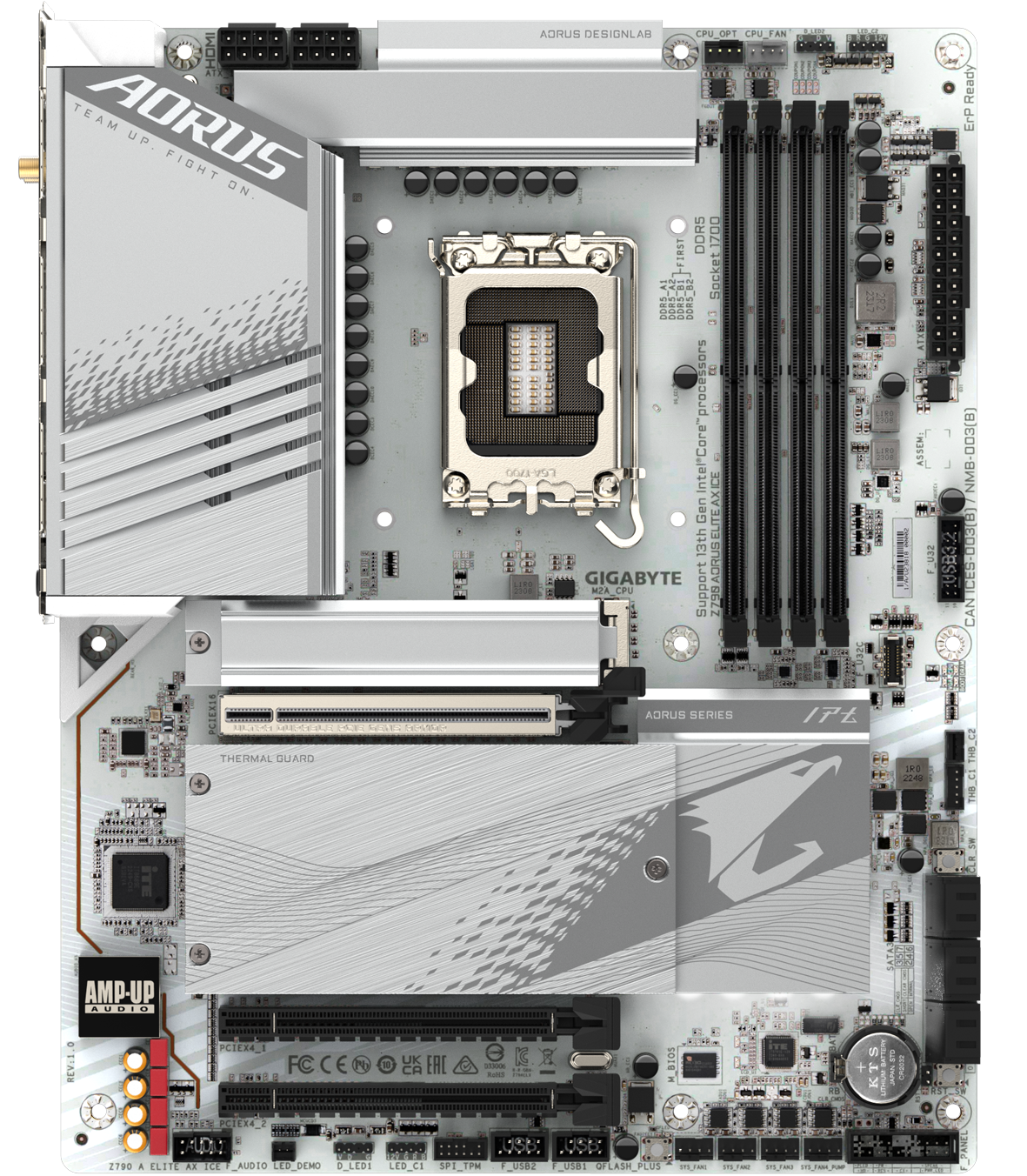 Gigabyte Z790 AORUS ELITE AX ICE carte mère Intel Express LGA 1700 ATX