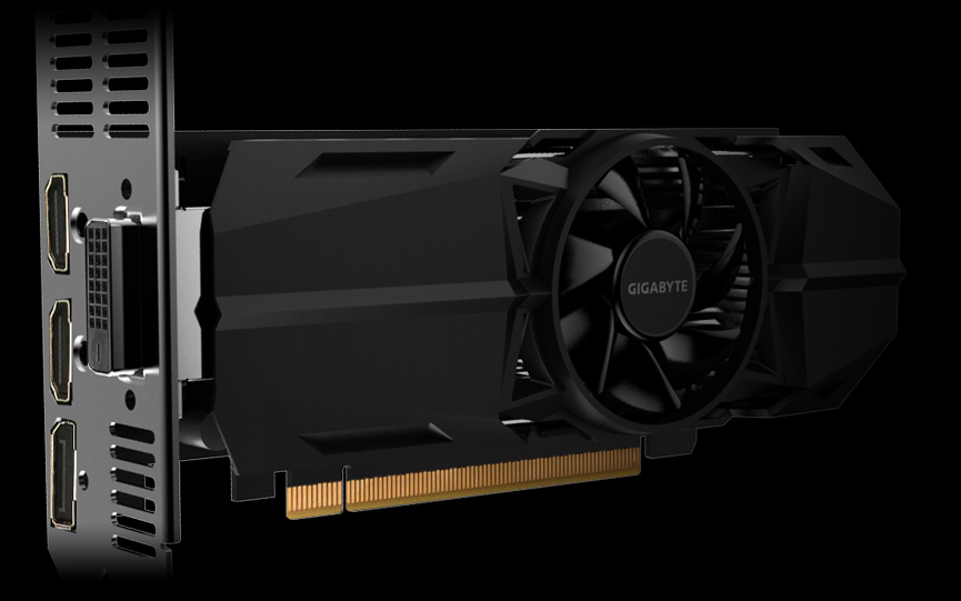 Gigabyte GeForce GTX 1050 TI 4GB GDDR5 Graphic Card Black|, 49% OFF