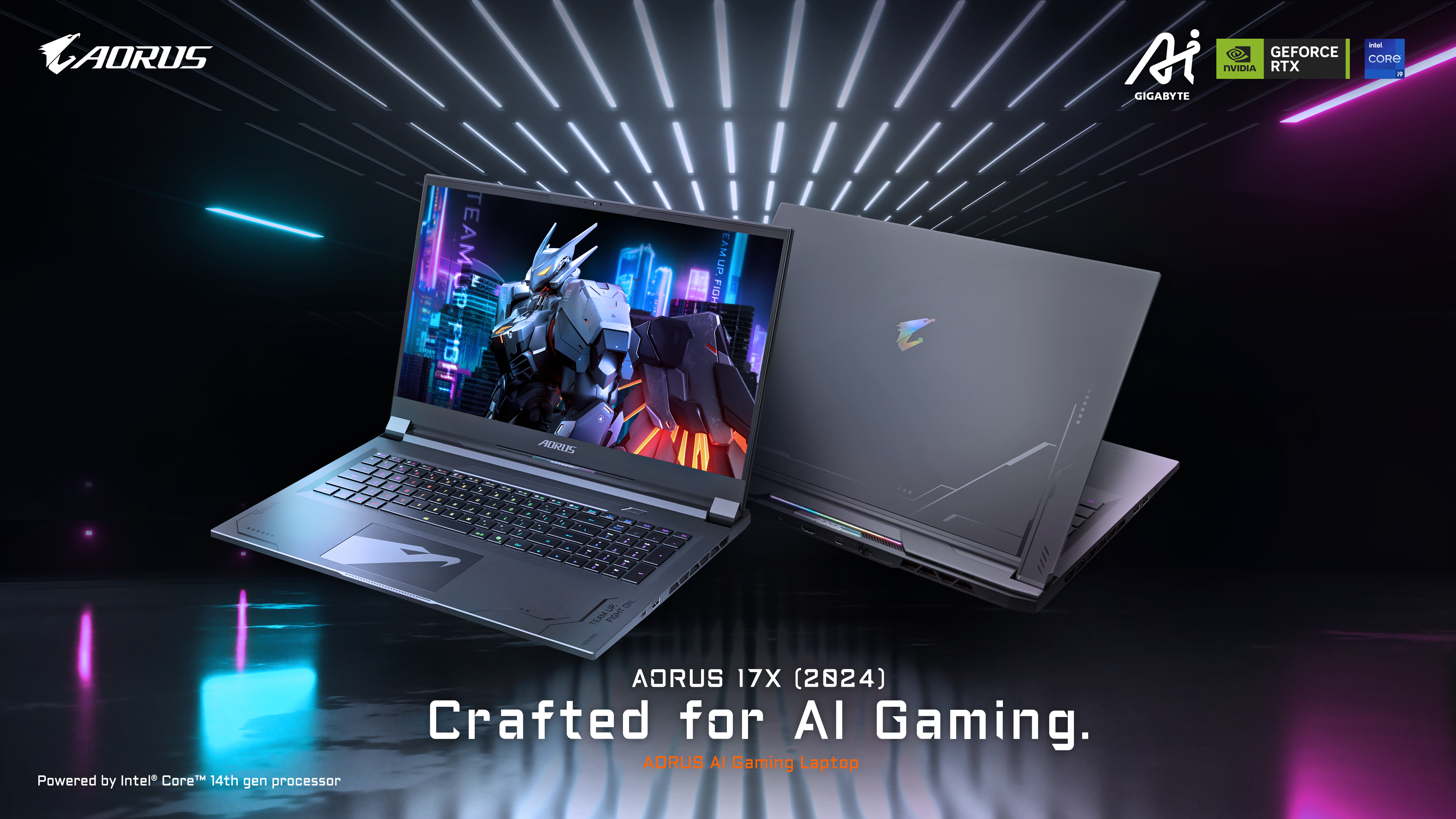 GIGABYTE Unveiled 14th Gen Raptor Lake Refresh with AORUS AI Gaming Laptop  Series