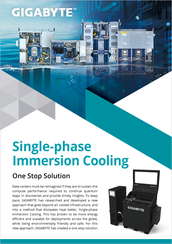Single-phase Immersion Cooling Solution