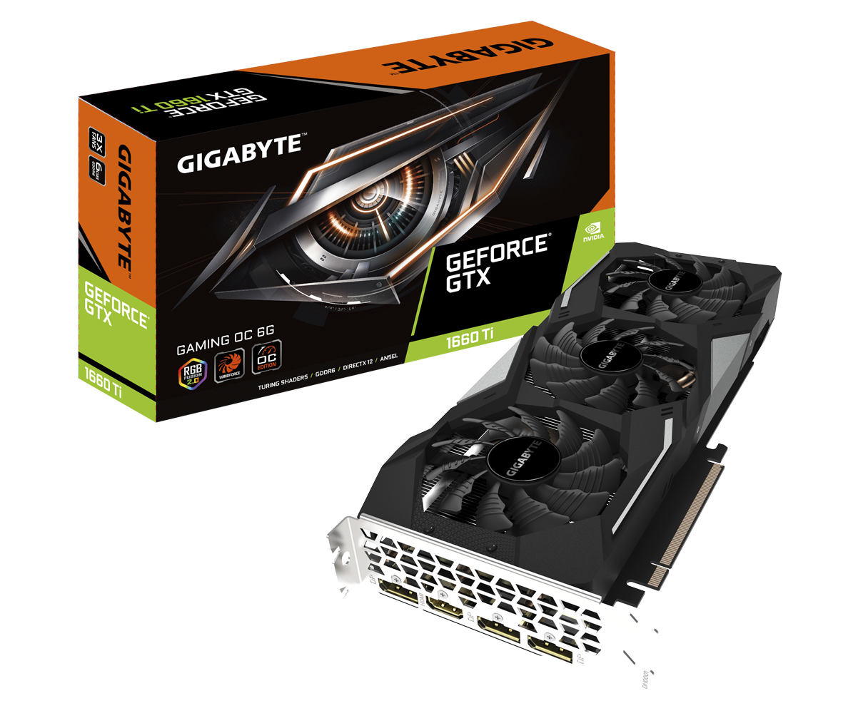 GIGABYTE NVIDIA GeForce GTX 1660Ti OC 6G