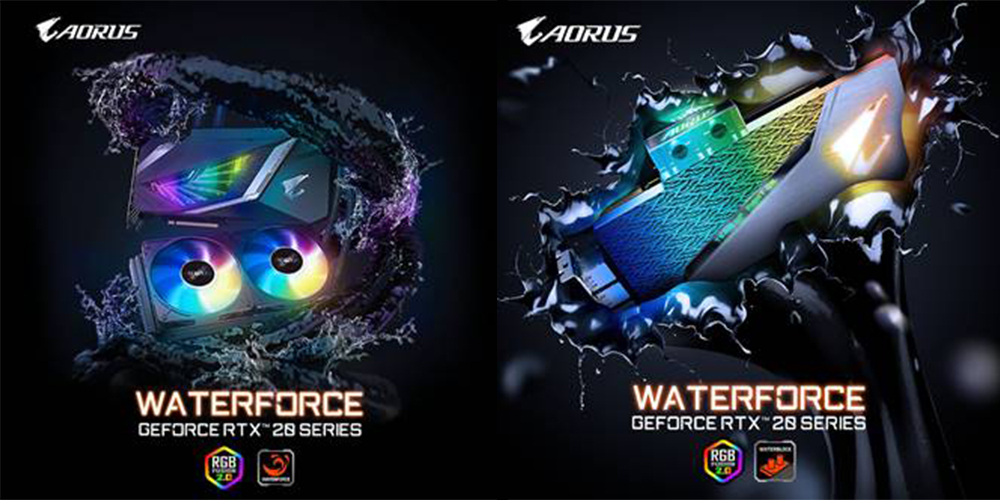 GIGABYTE Unveils AORUS GeForce® RTX 2080 SUPER™ WATERFORCE