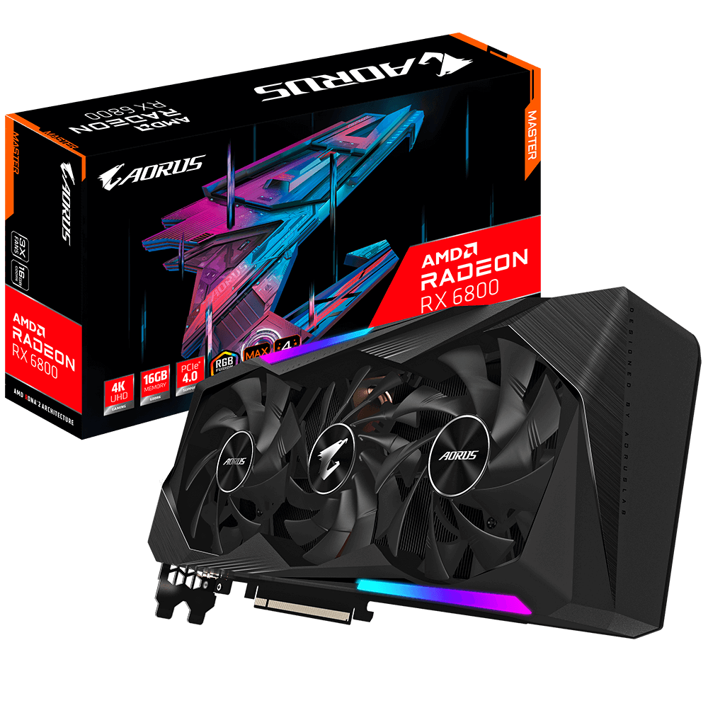 GIGABYTE Launches Radeon™ RX 6800 XT and Radeon™ RX 6800 graphics