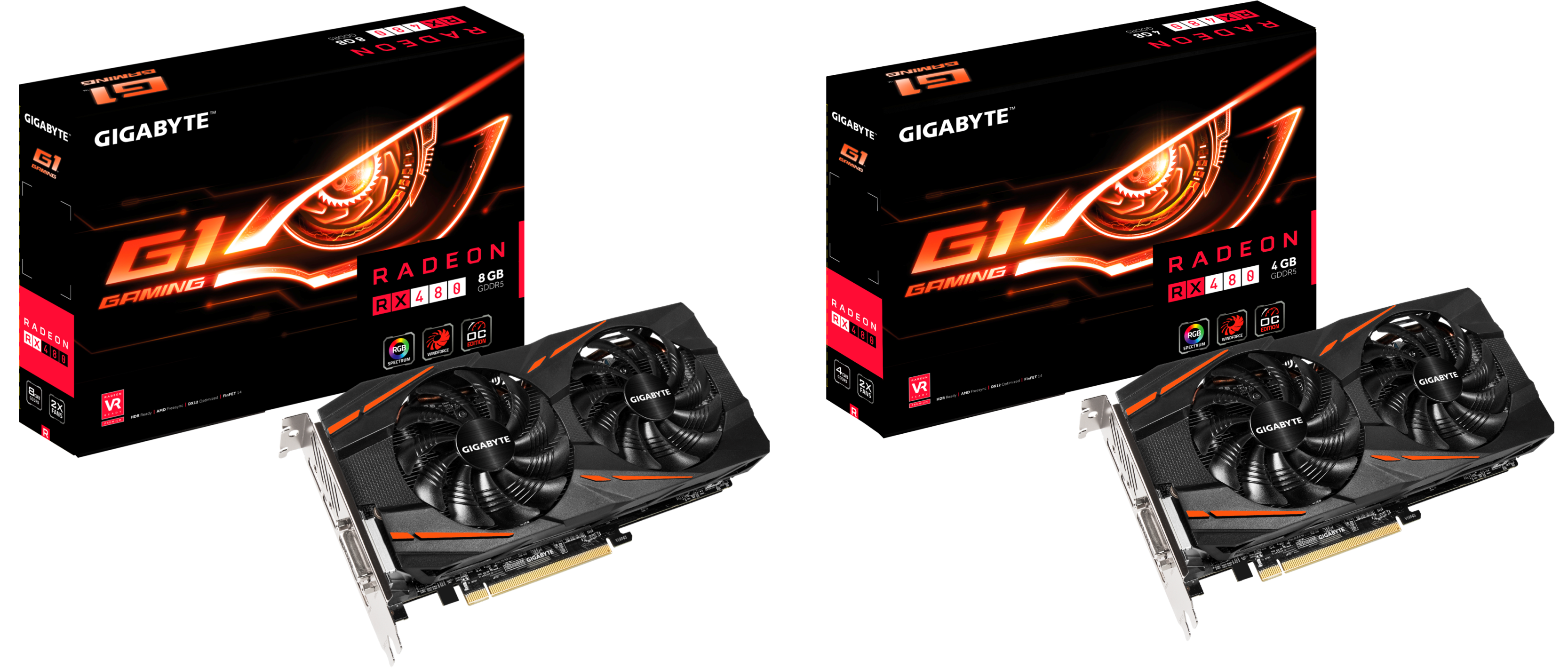 GIGABYTE Launches RX 480 G1 GAMING 