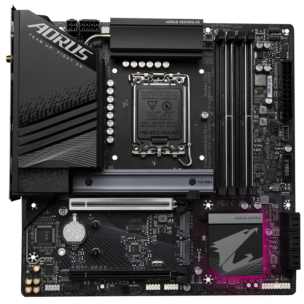 Z M Aorus Elite Ax Rev Key Features Motherboard Gigabyte