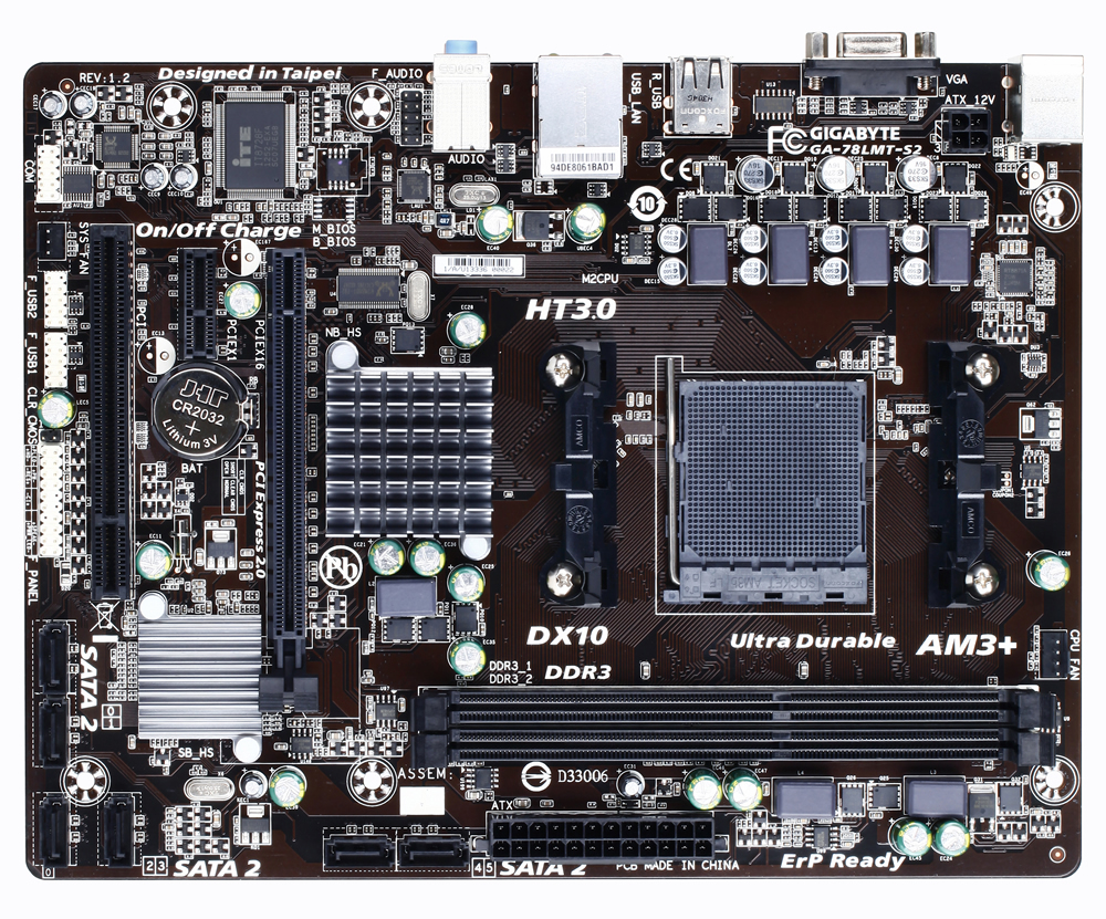 GA 78LMT S2 Rev. 1.2 Key features Motherboard GIGABYTE