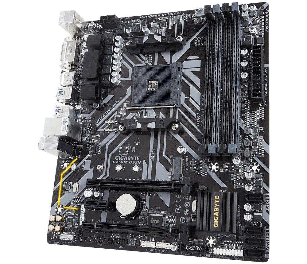 B450M DS3H Rev. 1.x Key features Motherboard GIGABYTE