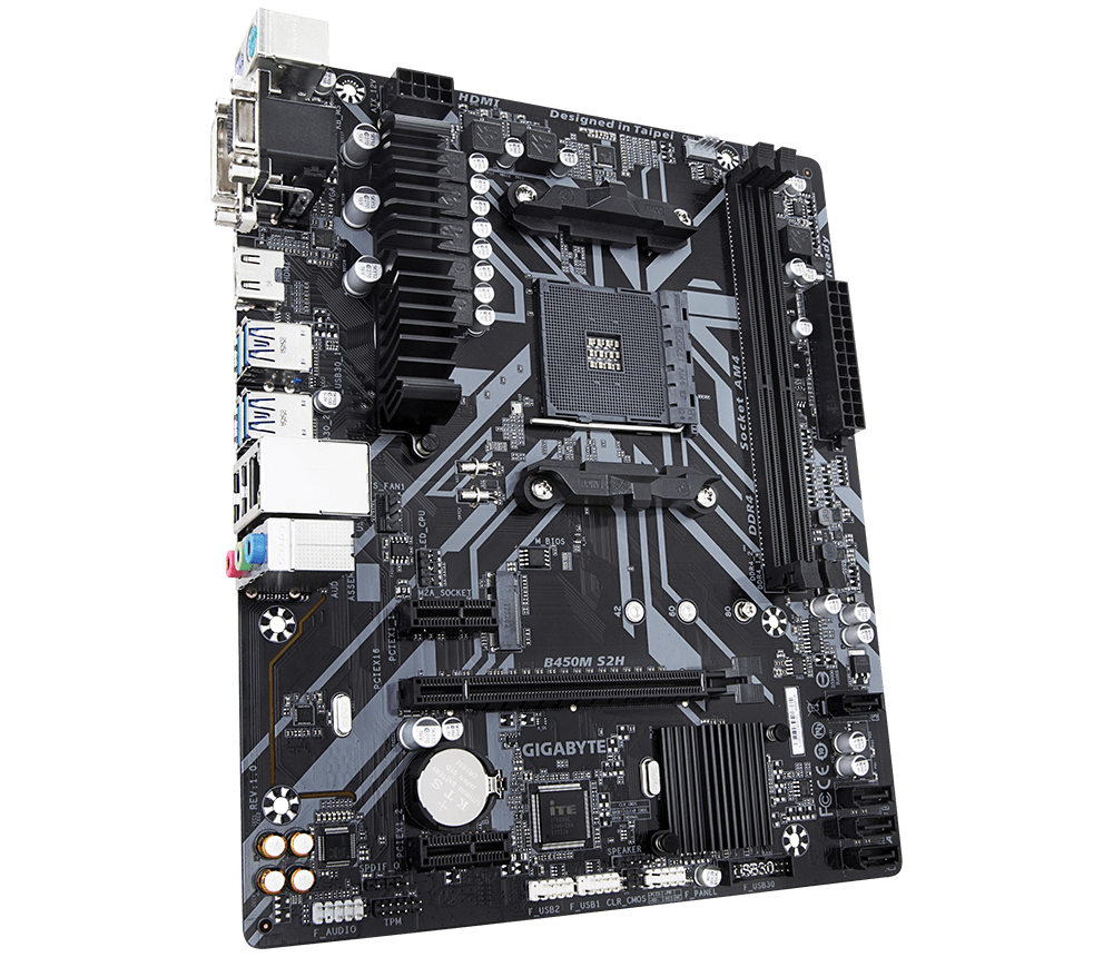 B450M S2H Rev. 1.x Key features Motherboard GIGABYTE