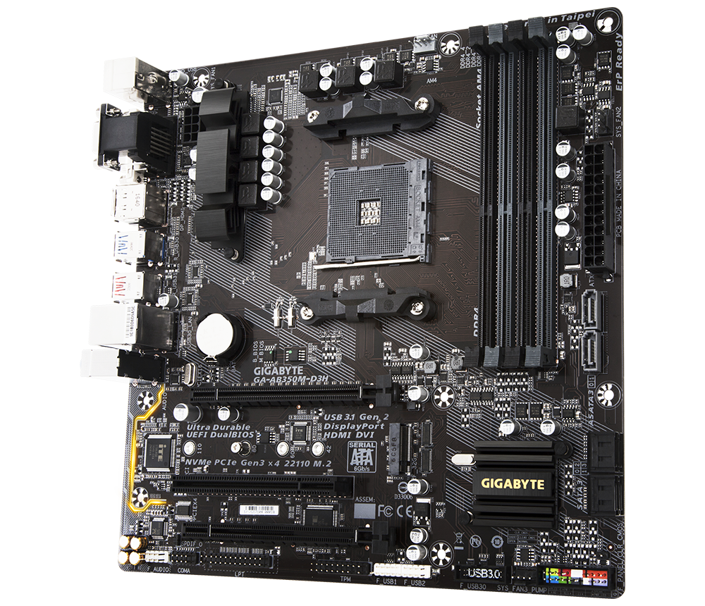 GA-AB350M-D3H (Rev. 1.0) - Key features | Motherboard GIGABYTE