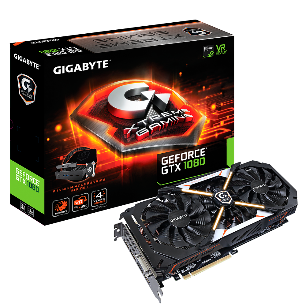 GeForce® GTX 1080 Xtreme Gaming Premium Pack 8G - Преимущества | Видеокарты  GIGABYTE