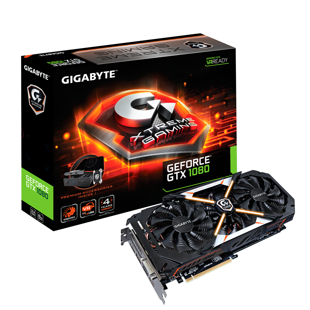 GeForce® GTX 1080 Xtreme Gaming Premium Pack 8G - Преимущества | Видеокарты  GIGABYTE