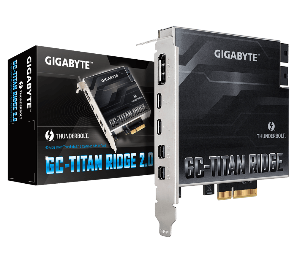 GC-TITAN RIDGE (Rev. 2.0) - Преимущества | Материнские платы GIGABYTE