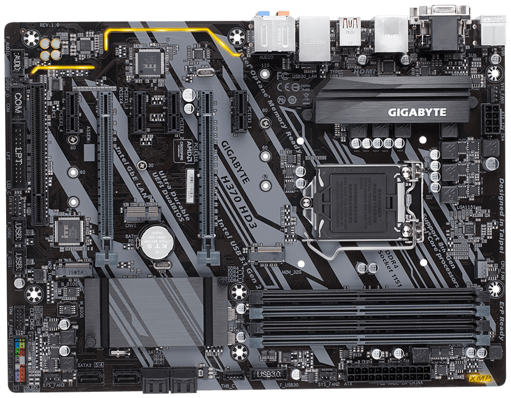 H370 HD3 (Rev. 1.0) - Key features | Motherboard GIGABYTE