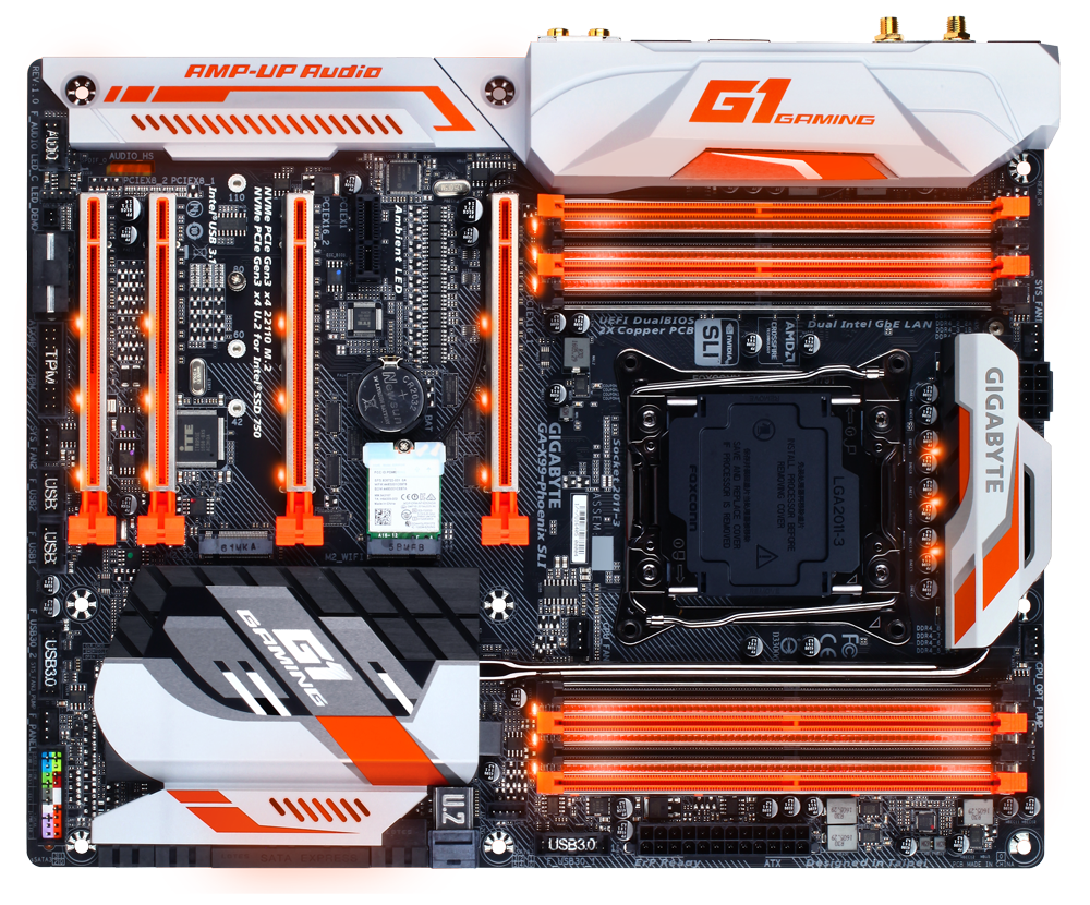 GA-X99-Phoenix SLI (Rev. 1.0) - Преимущества | Материнские платы GIGABYTE