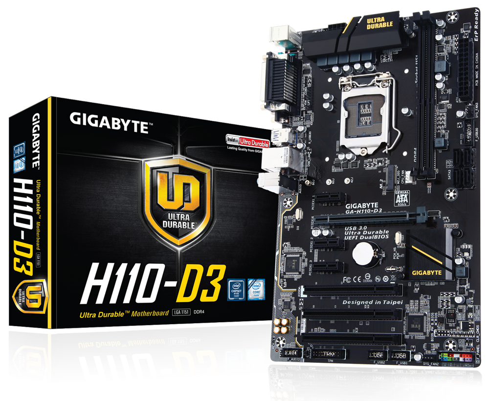 GA-H110-D3 (Rev. 1.0) - Key features | Motherboard GIGABYTE
